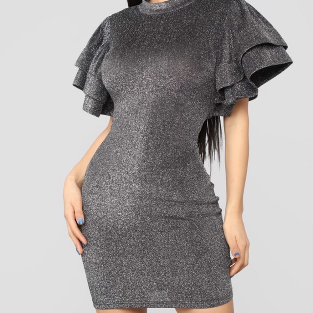 Beautiful silver dress